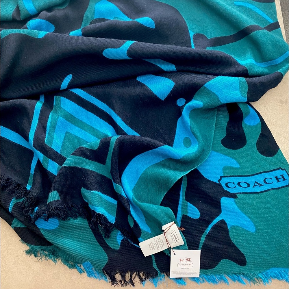 100% Wool Coach Scarf